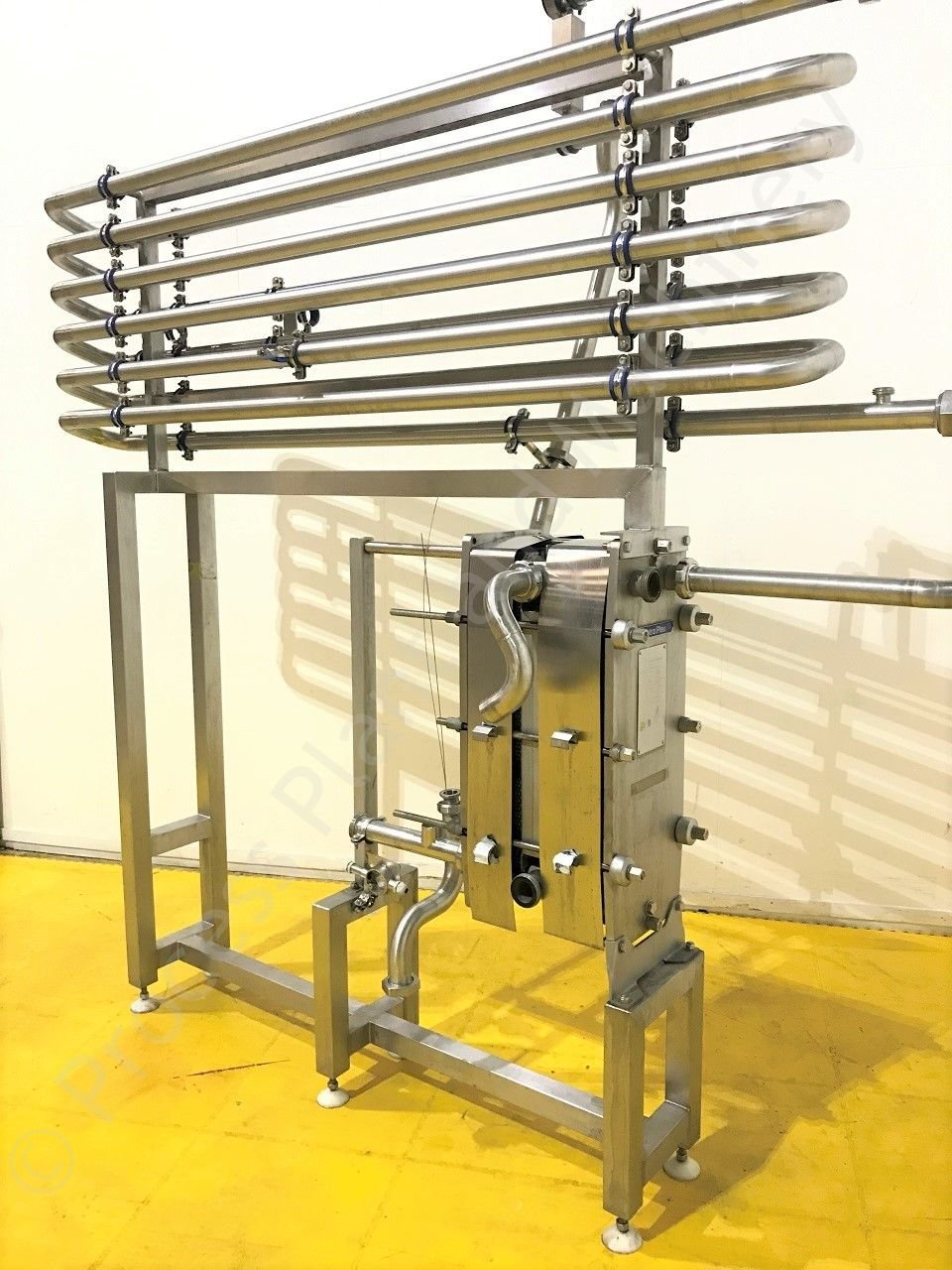 Used Alfa Laval MS6SR Plate Heat Exchanger with Holding TubesPPM Ltd